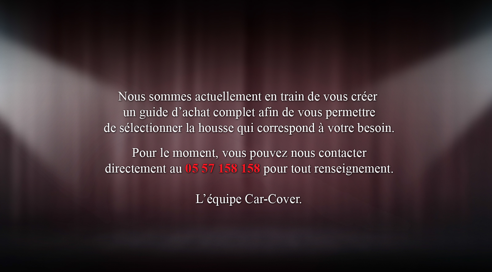 Guide d'achat Car-Cover®